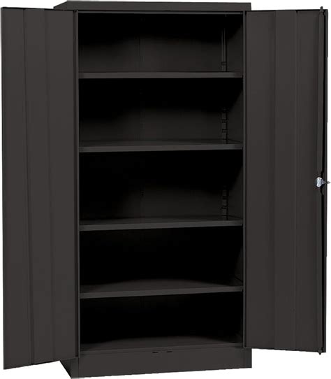 sandusky lee rta7000-09 black steel snapit storage cabinet|Sandusky Lee 72 Inch Locking Storage Cabinet w/ 4 .